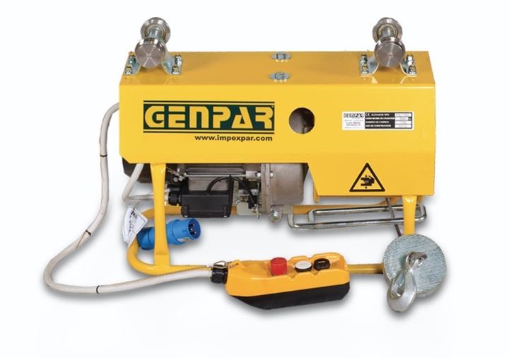 WINCHE ELEVADOR MONOF. 220v CAP.500Kg / GUAYA 25m