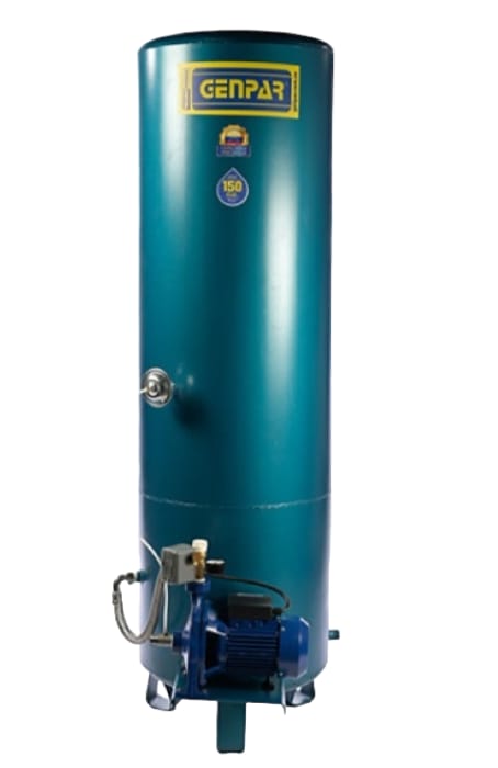 EQUIPO HIDRONEUMATICO 150 GAL, BOMBA CENT. 2 ETAPAS 3HP