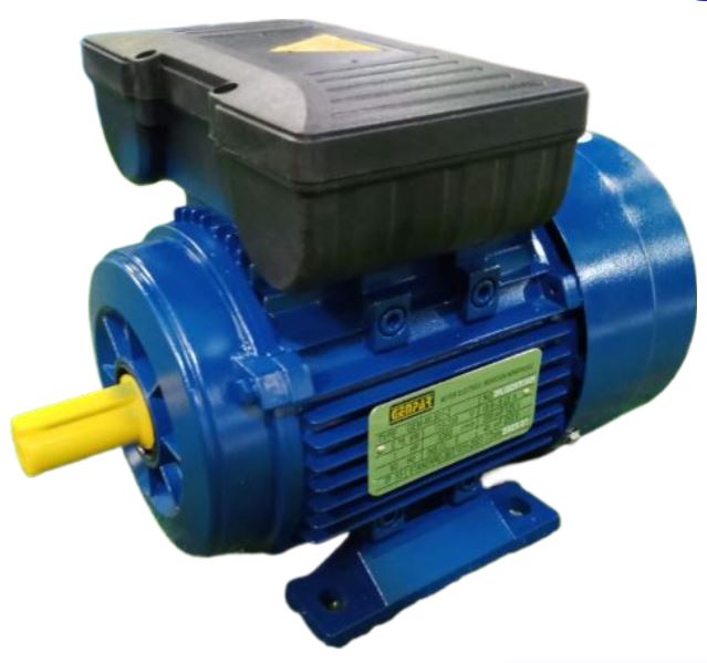 MOTOR ELECTRICO GENPAR 2HP MONOFÁSICO, 110-220V,1720 RPM