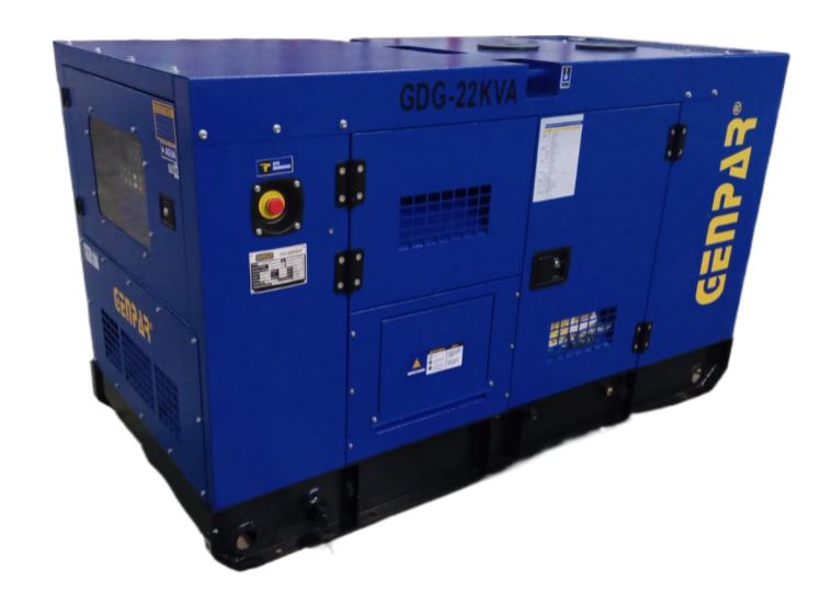 P/ELECTRICA AGRICOLA DIESEL INSONORIZADA, 22 KVA, C/ATS, MONO 110-220V