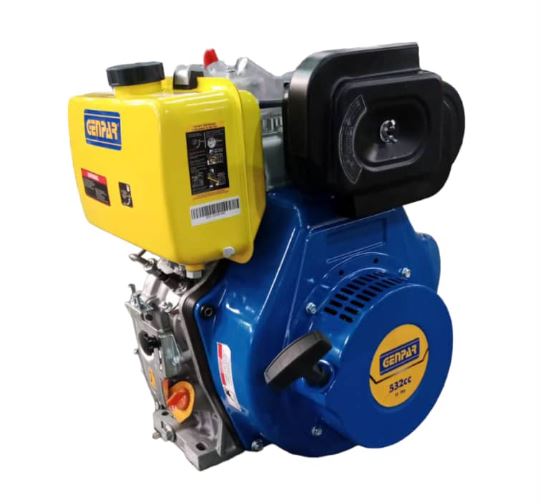 MOTOR AGRICOLA DIESEL 13 HP, EJE STD 1", 3600 RPM